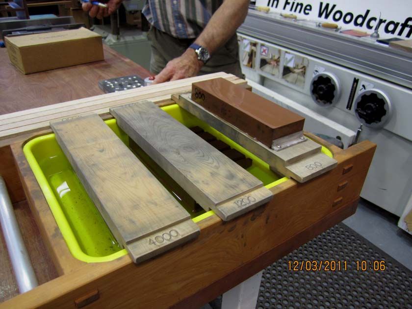 Water Stone Sharpening Station/Pond